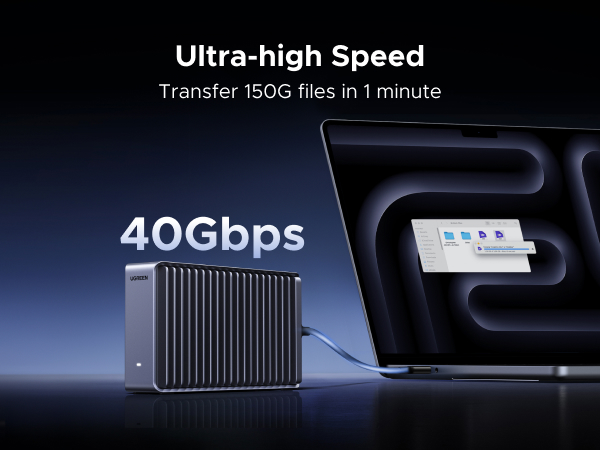 UGREEN 40Gbps M.2 NVMe SSD Enclosure