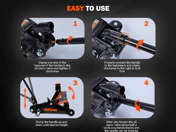 floor jack with storage case