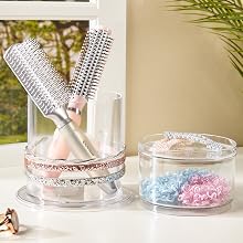 Headband Holder and Canister