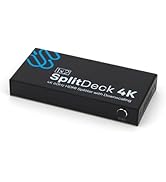 Sewell SplitDeck 4K, 4K 60Hz HDMI Splitter with Downscaling to 1080p. Automatic, Downscaling, and...