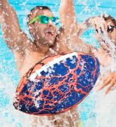 Jasonwell Pool Beach Water Football - Waterproof Football Strong Grip Fun Water Toys Games