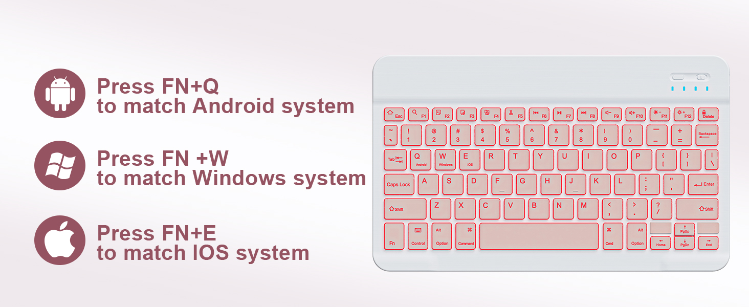 pink ipad keyboard