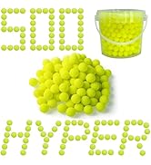 500 Rounds Refill Pack Balls Ammo for Nerf Hyper Blaster Series Stock Up Hyper Games(Bucket)