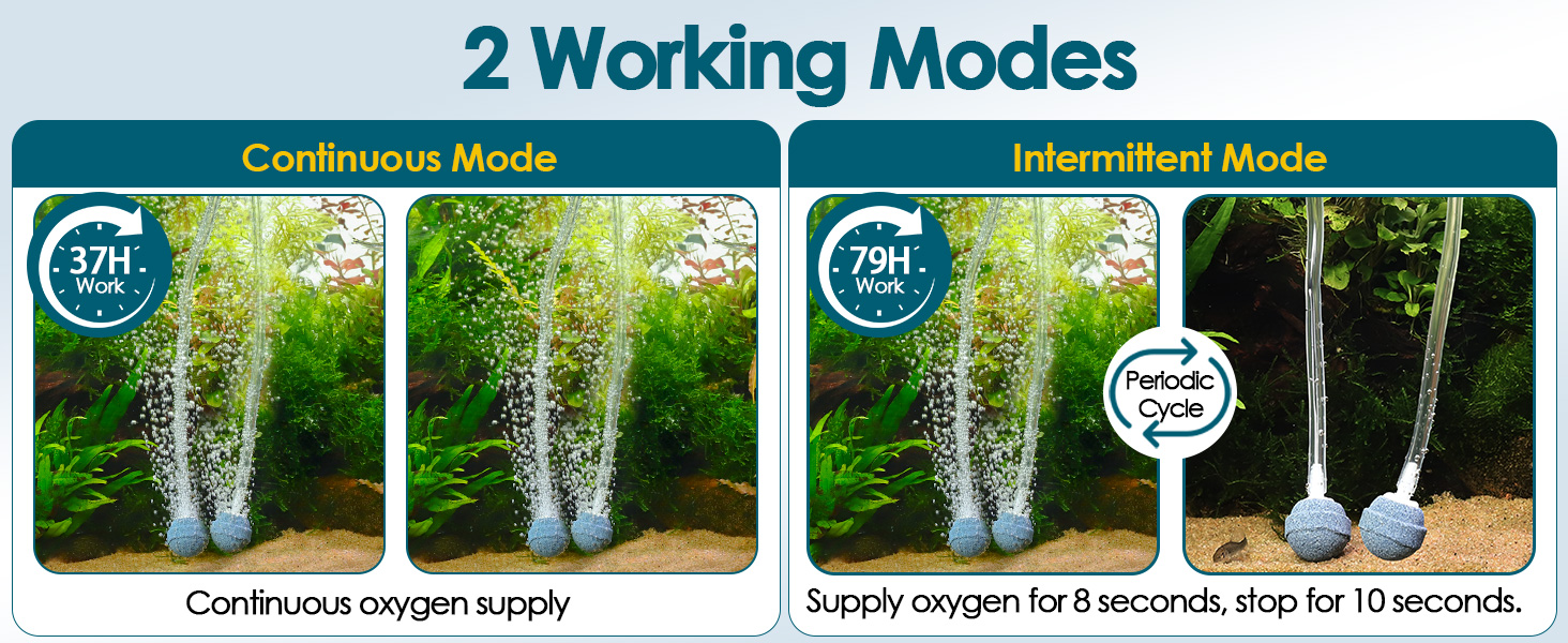 battery air pump aquarium