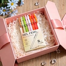 colorful gel pens fine point 0.5 for women