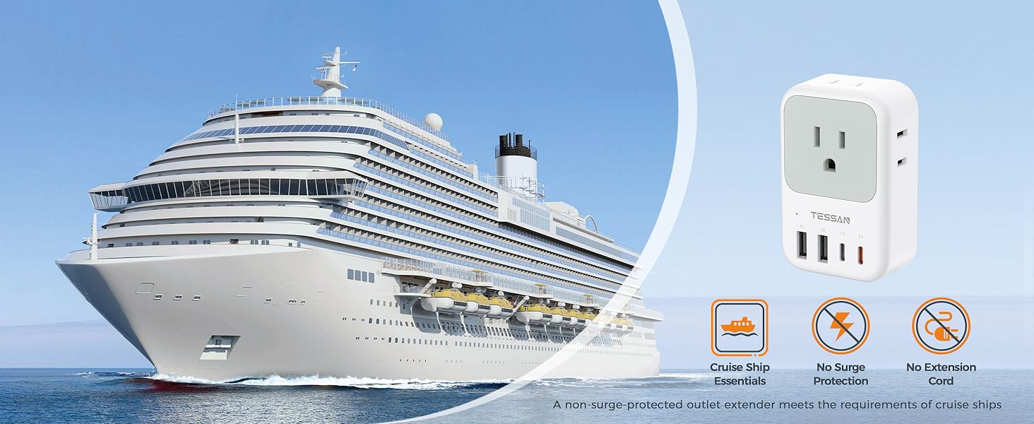 outlet splitter 3 prong