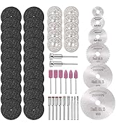 53?????? ?????????????? ?????????? ?????? for Rotary Tool, GOXAWEE 1/8’’ Shank 545 Diamond Cuttin...