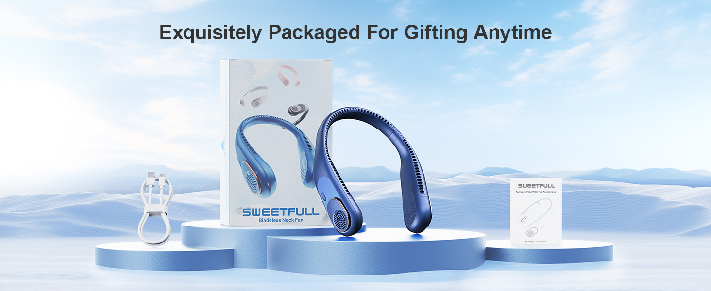  portable neck fan; personal neck fan; portable fan neck; fan neck; fan around your neck; 