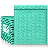 Fuxury 40 Pack Bubble Mailers 8.5x12 Inch Self Seal Large Bubble Envelopes Water Resistant Thick ...
