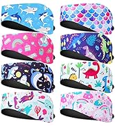8 Pcs Swimming Headband for Kids Adjustable Cute Swimming Ear Band Keeping Water Out Ear Protecti...