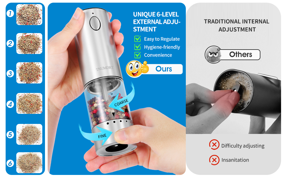 External Adjustable Coarseness
