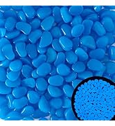 3.5LB 25-27mm Glow in The Dark Outdoor Rocks Glowing Rocks for Driveway Luminous Stones for Aquar...