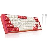 Attoe Mechanical Gaming Keyboard Wired, 60% Layout RGB Backlit Computer Keyboards, Hot Swappable,...