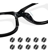 Consss 10 Pairs Eyeglass Nose Pads for Glasses Anti Slip, Soft Adhesive Silicone Glasses Nose Pad...