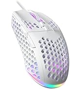 SOLAKAKA SM900 Gaming Mouse Wired with RGB,Adjustable 12800 DPI Wired Gaming Mouse with Side