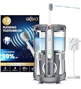OILSAO Electric Toothbrush with Water Flosser, Advanced 2.0 Flossing Toothbrush Combo in One with...