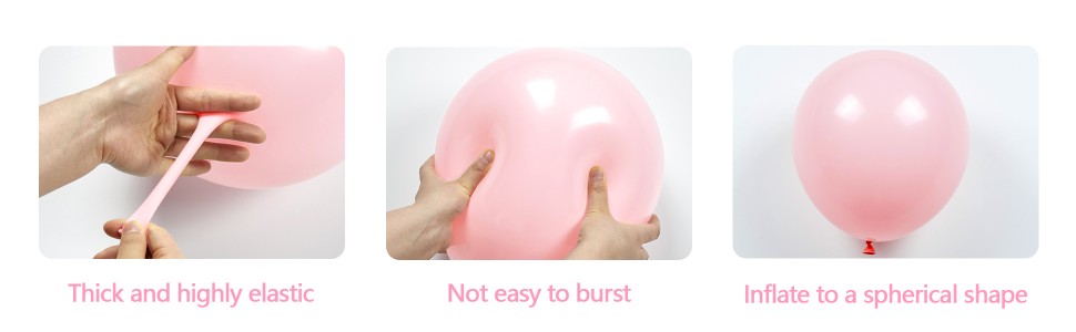 pink balloons