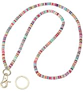 Ornaland Teacher Lanyard Beaded Lanyards for id Badges for Keys Boho for Nurse Student Office Lei...