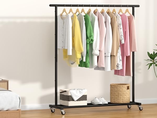Black Clothes Drying Rack