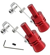 YIUIY 2 Pack Universal Turbo Sound Pipe Whistle Muffler Sounder Simulator Tailpipe Noise Sound En...