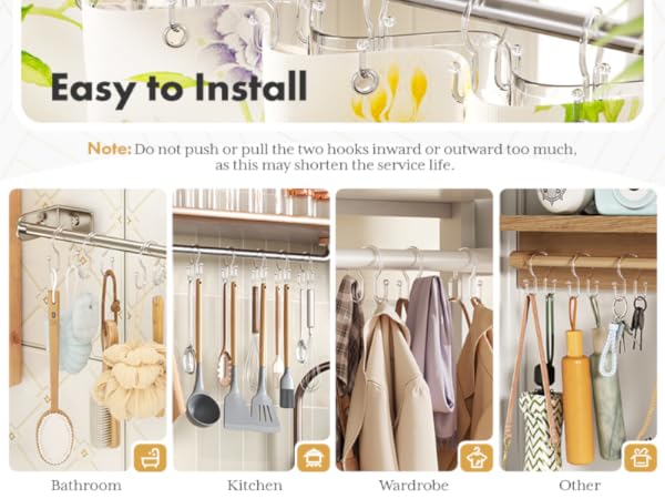 plastic Shower Curtain Hooks plastic Shower Curtain rings Double Shower Curtain Hooks