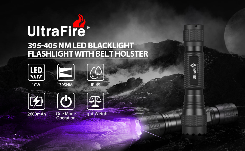 395nm led blacklight flashlight