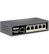 Ztyuav 6-Port Full Gigabit Easy Web Managed Switch App Cloud-Management Ethernet Switch-5 Ports &...