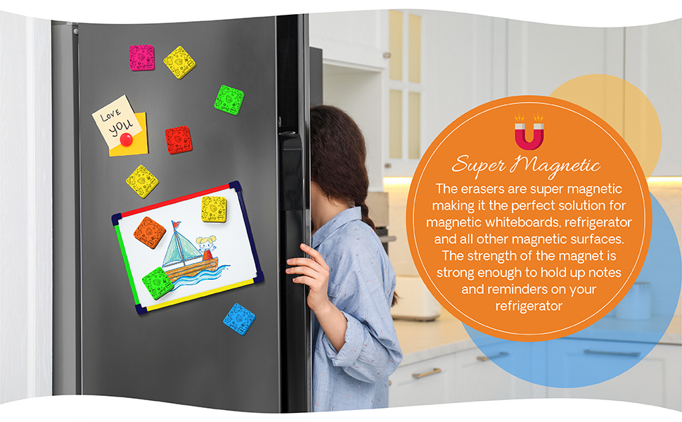 magnetic dry erase erasers