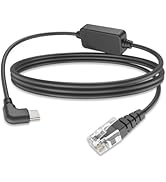 Hodeoo USB C to RJ11 for Escort Radar Detector Power Cord – Compatible with Escort MAX 360/360c I...