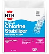 HTH 67061 Swimming Pool Care Pool Care Stabilizer, Swimming Pool Chemical Helps Chlorine Last Lon...