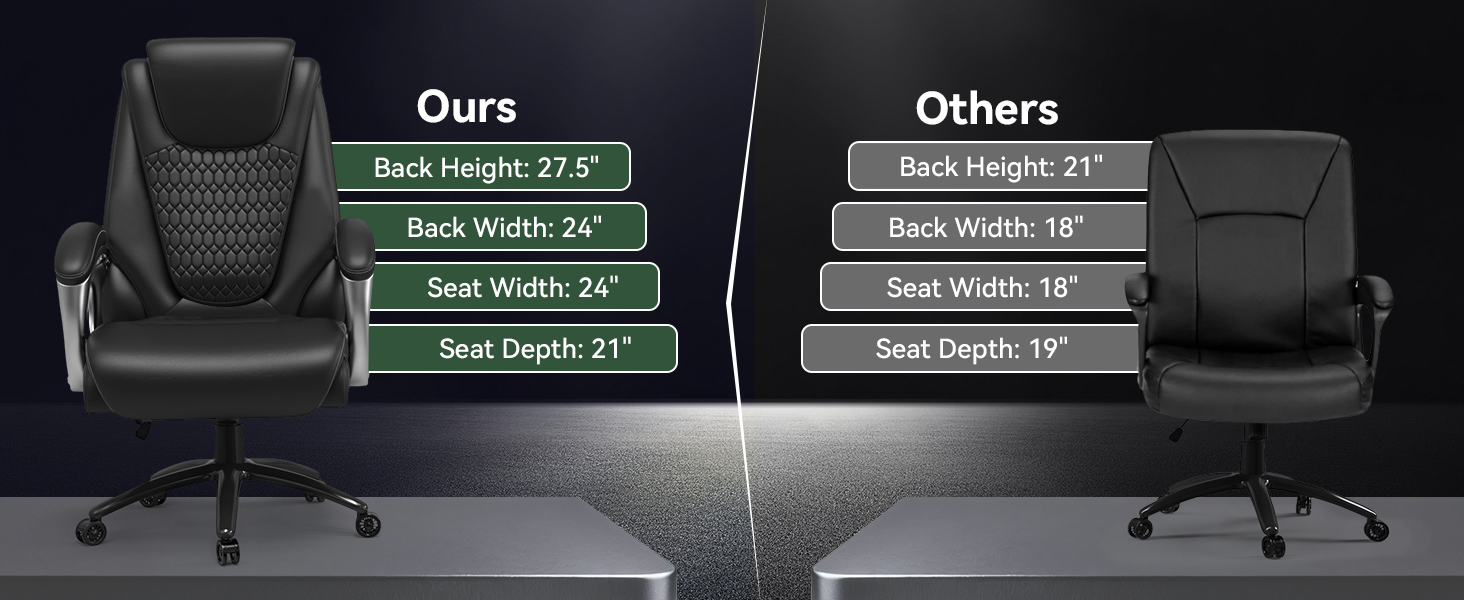 big and tall office chair