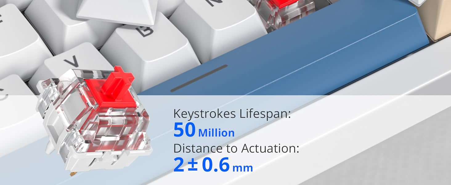 75% gaming keyboard hot swappable