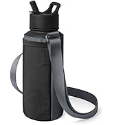 Simple Modern Water Bottle Carrier Sling with Adjustable Strap | Bottle Holder Sleeve for Walking...