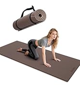 ONLYHE Yoga Mat Thick(8mm)Exercise Mat Non Slip Anti-tear,Pilates Mat for Men and Women,Workout M...