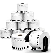 12 Rolls Replace Brother Continuous Label DK-2205 (2.4" X 100') Compatible with QL-800 QL-820 QL-...