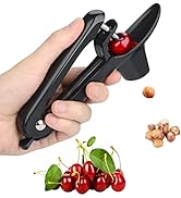 Cherry Pitter - Heavy-Duty Stainless Steel Olive and Cherry Pitters Corer Tool with Space-Saving ...