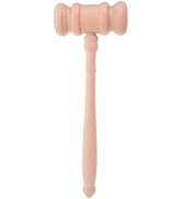 Angoily Wooden Judge Gavel Professional Courtroom Hammer for Judicial Use Wood Mallet for Civil C...