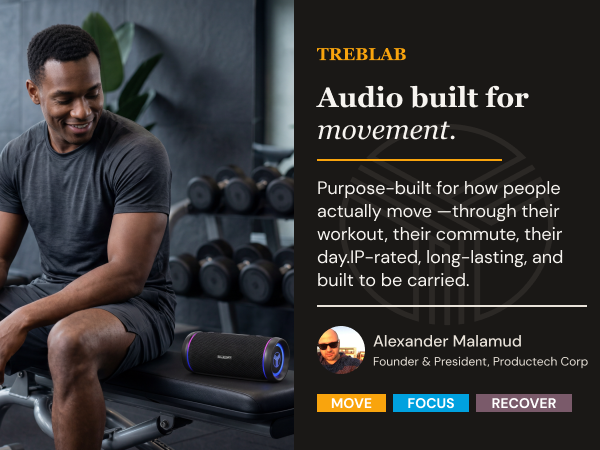 Audio built for movement.