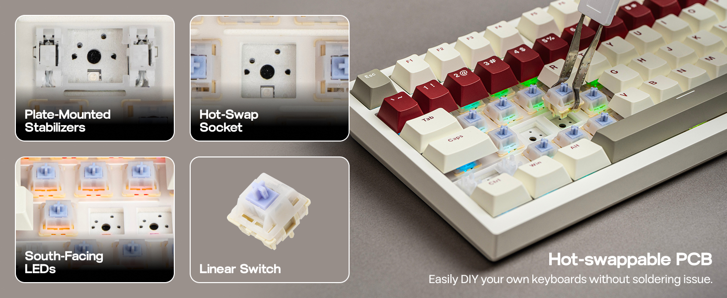 AK820 Pro Beige Gift Switch