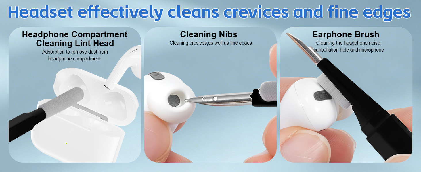 Clean earphones