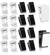 20 Pieces Self Adhesive Clips, Tapestry Hangers Clips Sticky Clips Wall Clips Photo Clips Plastic...