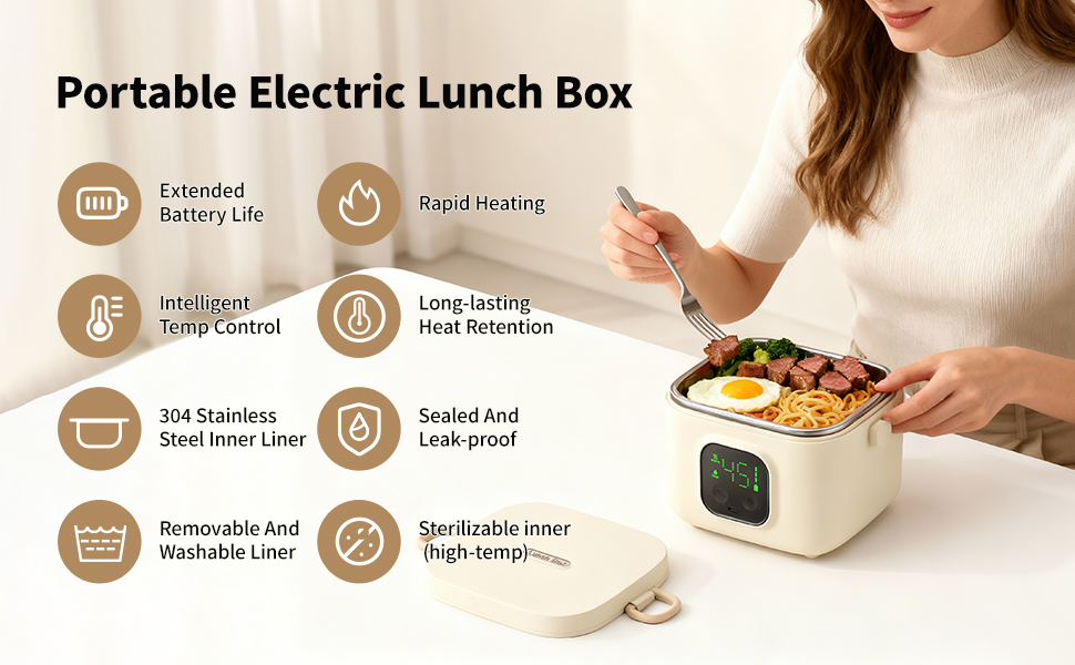 Electric Lunch Box Food Warmer