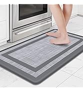 Mattitude Kitchen Mat and Rugs Cushioned Kitchen mats ,17.3"x 28",Non-Skid Waterproof Kitchen Rug...
