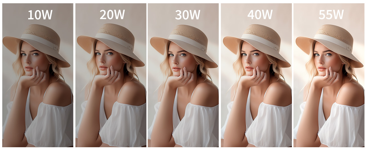 led desk ring light 55W