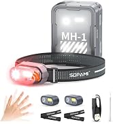 SOPAMI Rechargeable Headlamp, 2 Pack with Charging Case &amp; Lantern, 3000 Lumens Super Bright, Moti...