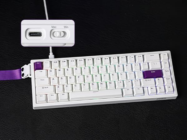 HE68 Wired Magnetic Gaming Keyboard
