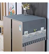 Refrigerator Washing Machine Top Cover Non-slip Fridge Dust Proof Cover Multi-Purpose Washing Mac...