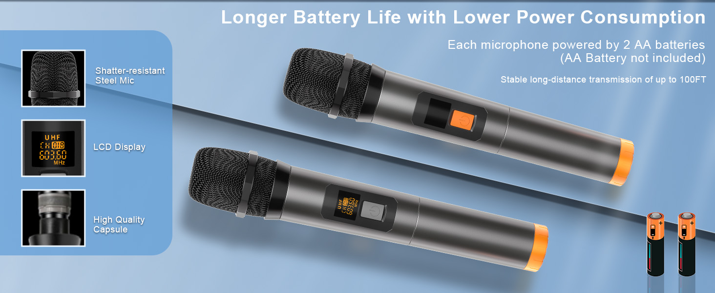 portable microphone and speaker