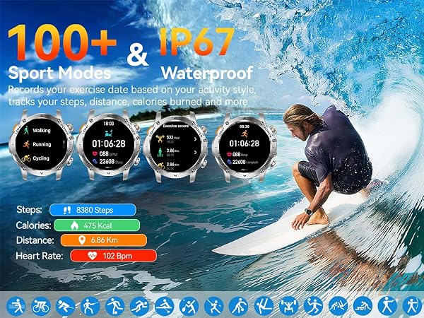100+ Sport Modes