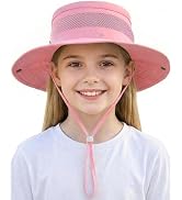 HONGTEYA Kids Sun Hat UPF 50+ Toddler Summer Bucket Hat Outdoor Fishing Safari for Boys Girls Age...